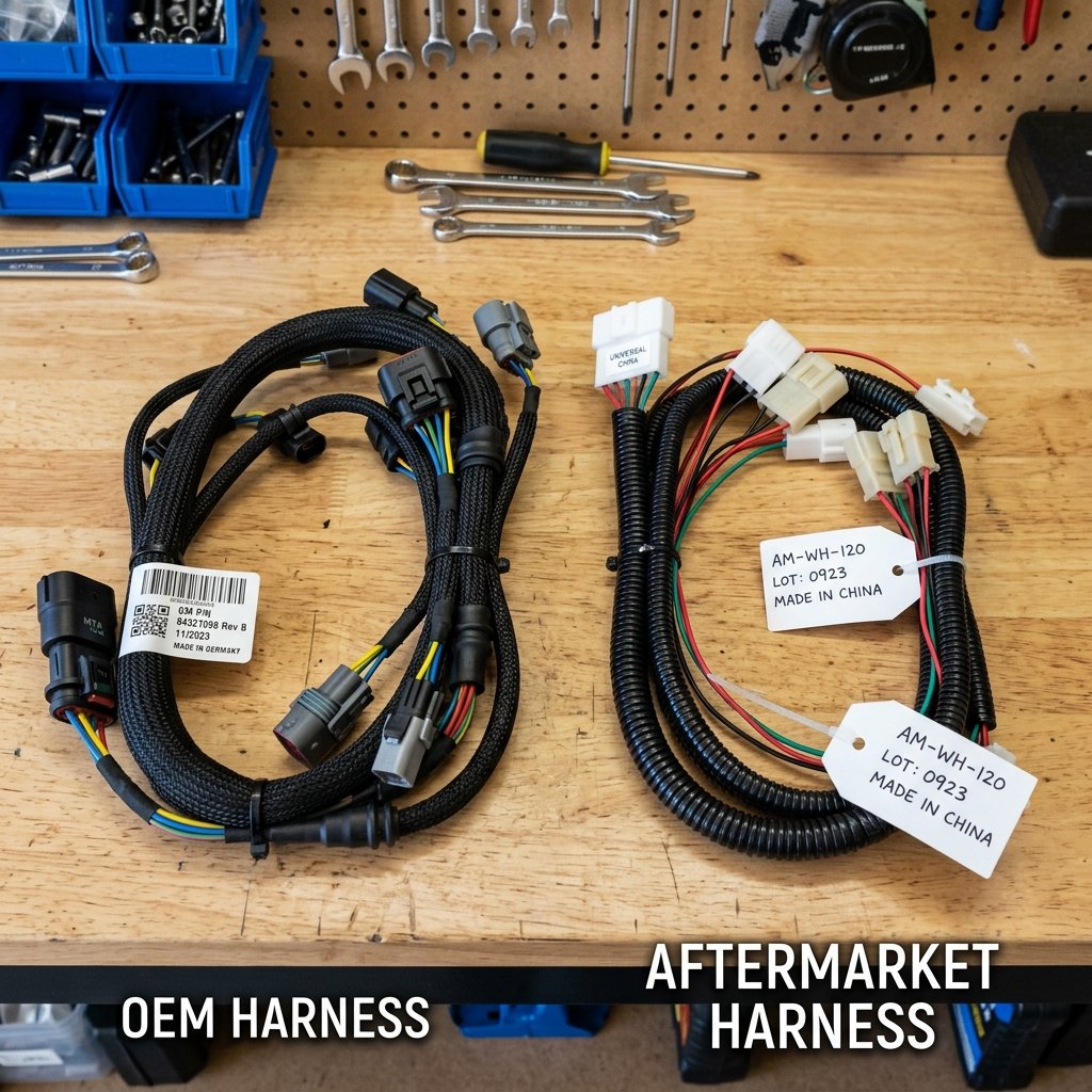 Exploring the differences between OEM and aftermarket wire harnesses - main illustration